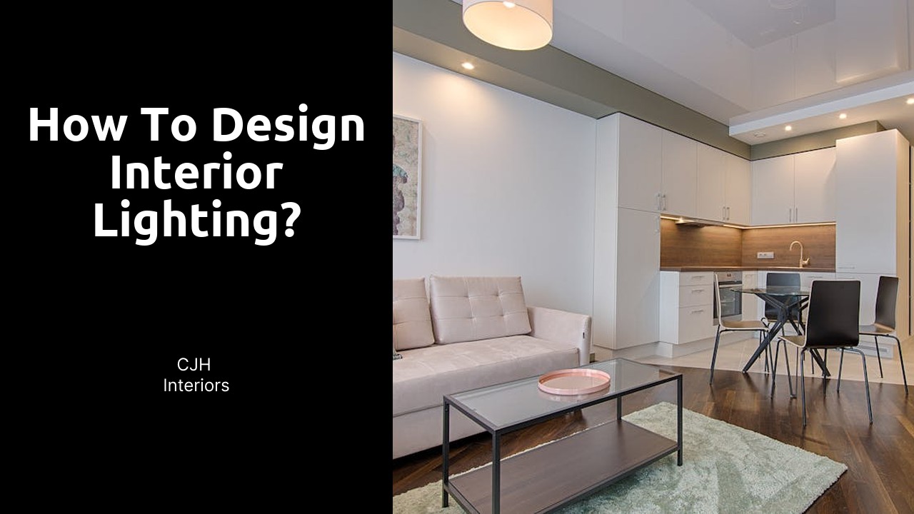 How to design interior lighting?